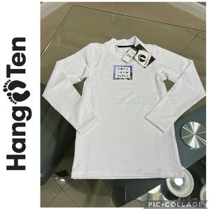 NWT Hang Ten Boys Long Sleeve Rash Guard Shirt size 10